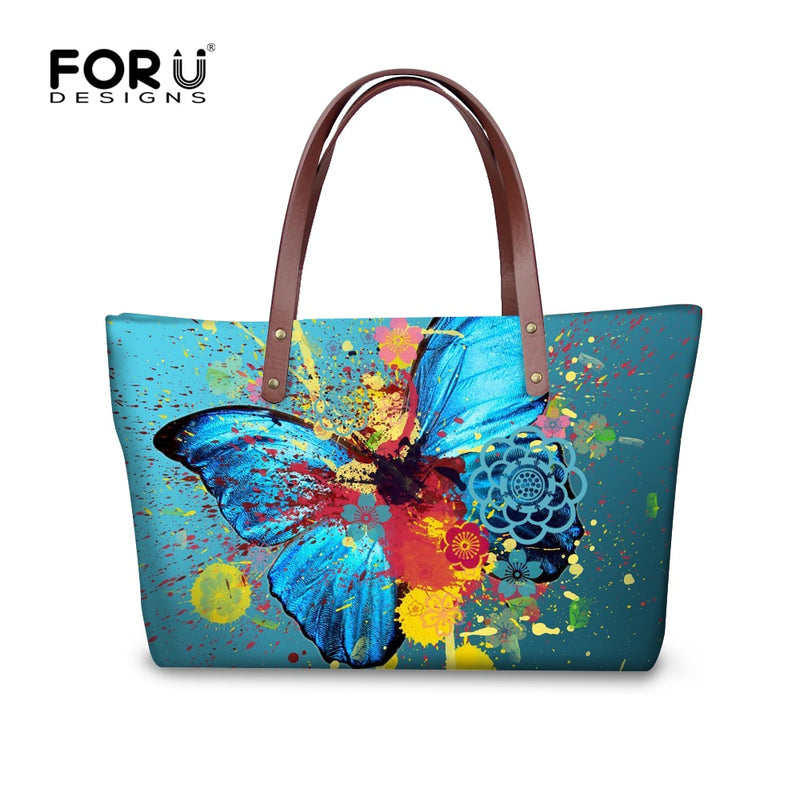 FORUDESIGNS 3D Butterfly Handbag Shoulder Bags  For Women 2017 Casual Cross-body Female Top-Handle Bags For Girls Feminine Bolsa